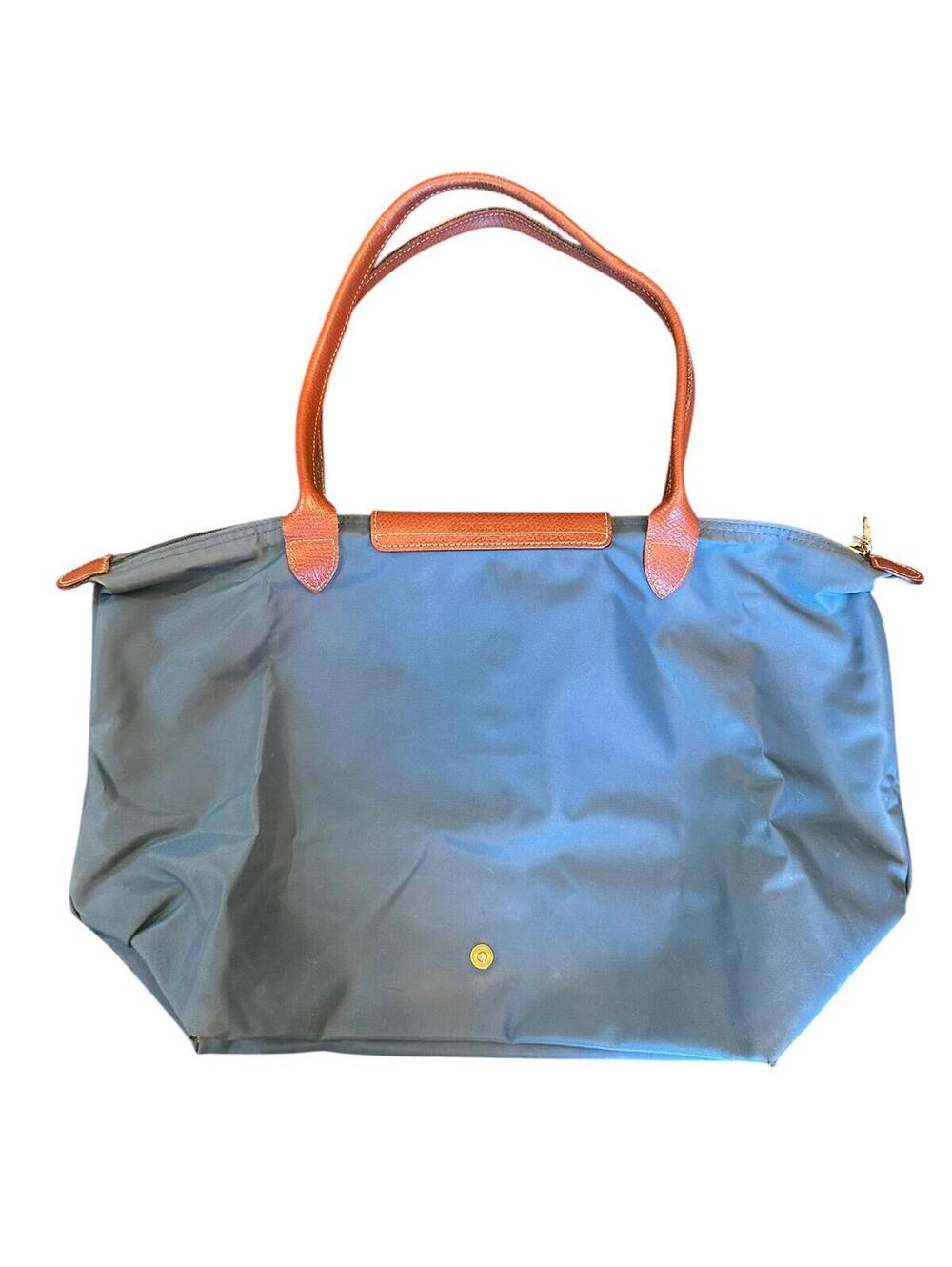 Longchamp Le Pliage Large Tote Blue Nylon - Picture 2 of 7